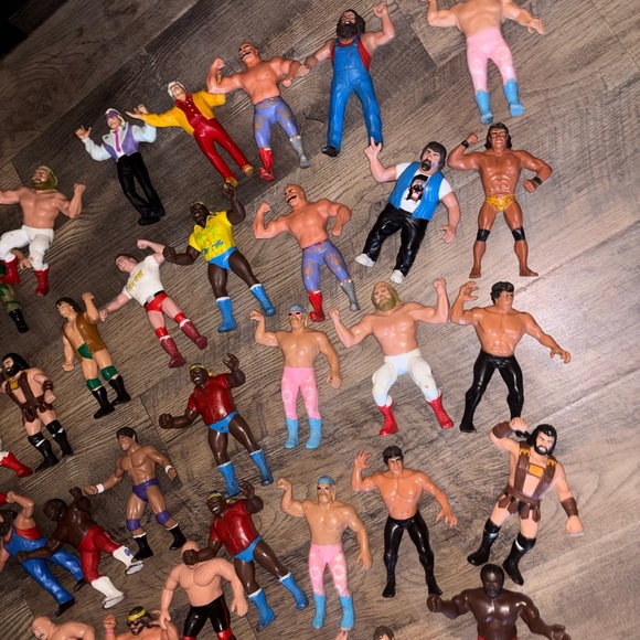 Wwf wwe Ljn titan sports wrestling figures lot 80s - Picture 4 of 4